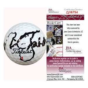  Nick Faldo Autographed / Signed Golf Ball (James Spence 