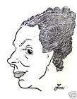 Brown Derby Caricature of Agnes Moorhead