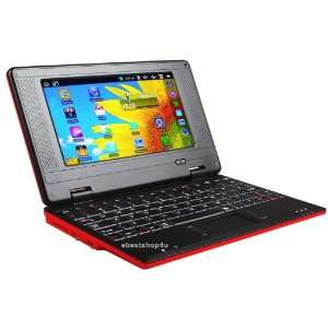  ANDROID RED Android 2 2 4GB Mini Notebook Laptop 800Mhz 
