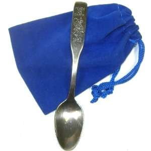  Vintage Souvenir Spoon in Gift Bag   Peace on Earth 1982 