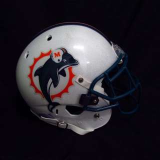 Vontae Davis Miami Dolphins Game Worn Helmet Thru 9/25/11 @ Cleveland 