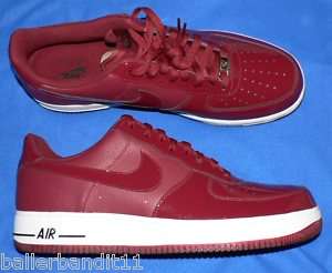 Nike mens Air Force 1 one low shoes team red sneakers  