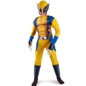    Wolverine Muscle Chest Costume Child Large 10 12: Toys & Games