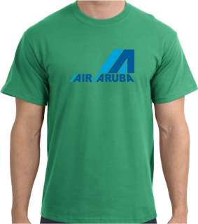 Air Aruba Vintage Logo Aruban Airline Aviation T Shirt  