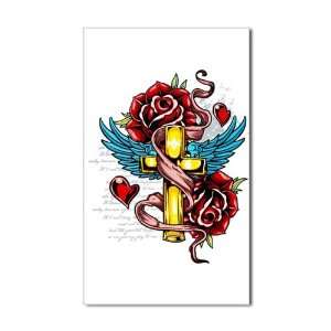   (Rectangle) Roses Cross Hearts And Angel Wings: Everything Else