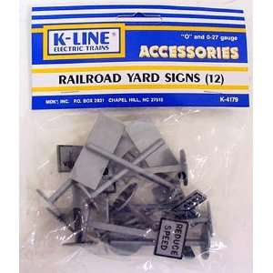  K Line K4179 Railroad Yard Signs Toys & Games