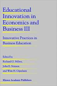 Educational Innovation In Economics And Business Iii, Innovative 