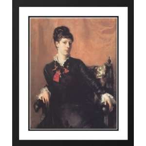 Miss Frances Sherborne Ridley Watts 25x29 Framed and Double Matted Art 