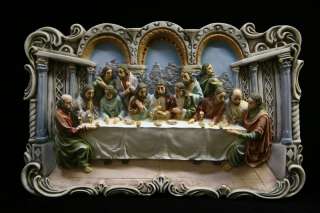   Last Supper Jesus Italian Statue Vittoria Collection Made Italy  