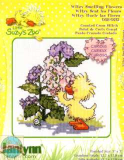 Craft Counted Cross Stitch Title Witzy Smelling Flowers By 