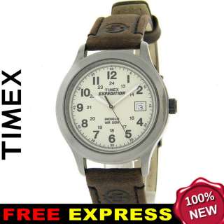 Timex Men Watch EXP METAL FIELD Leather Xpress T49870  