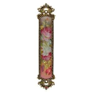  Irresistible Mezuzah by Michal Negrin Made with Antique Roses Cameo 