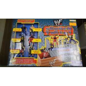  Threat Action Ring and Figures Stone Cold Steve Austin, Cactus Jack 