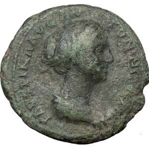   II Marcus Aurelius Wife 147AD Authentic Ancient Roman Coin VENUS LOVE