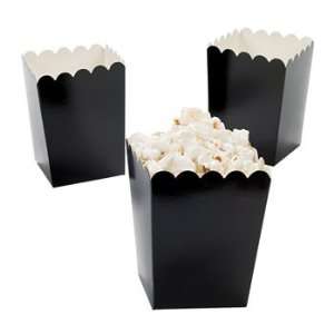  Mini Popcorn Boxes   Black   Teacher Resources & Birthday 