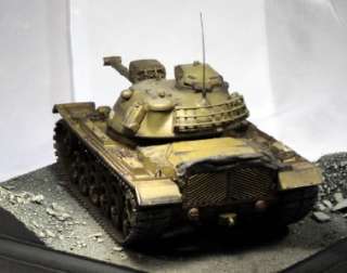 35 M48 Patton Tank Diorama Vietnam USMC Tet Built  