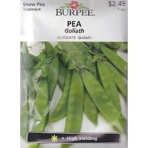  Burpee Goliath Pea Seeds   1 oz Patio, Lawn & Garden