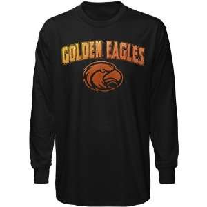 NCAA Southern Miss Golden Eagles Black Universal Mascot Long Sleeve T 