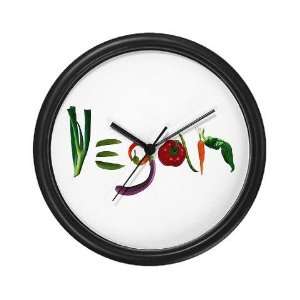 Vegan Health Wall Clock by 