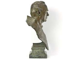 Allan G Wyon (1882 1962) Bronze Bust Rev. W.F. Cobb  
