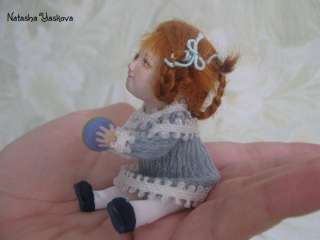 OOAK Doll Girl 112 *one day*(2 1/2, 6.5cm in this position) by 