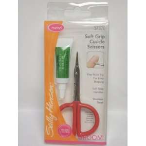  Sally Hansen SOFT GRIP CUTICLE SCISSORS with Gel Cuticle 