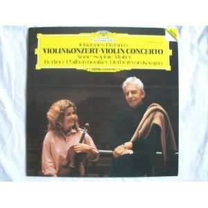   ANNE SOPHIE MUTTER Brahms Violin Concerto LP Karajan Anne Sophie