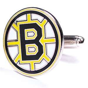 Boston Bruins NHL Logod Executive Cufflinks w/Jewelry Box  