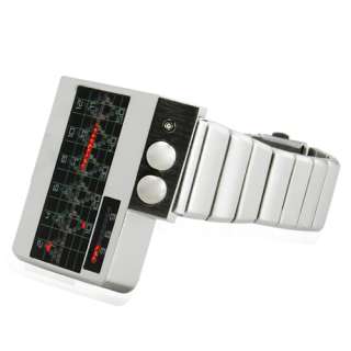 Alpha Centauri All Metal Red LED Watch Heart Bit timing  