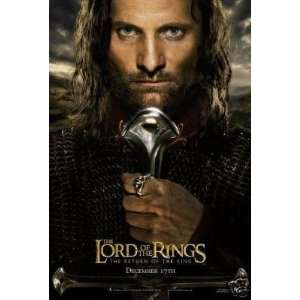 Lord of the Rings (Aragorn) Return of the King (2003) Double Sided 