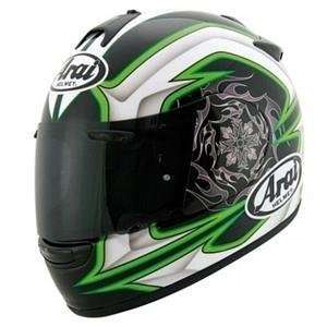  Arai Quantum II Boost Helmet   Medium/Green Automotive