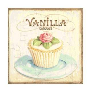 Vanilla Cupcake Altered Art Cross Stitch Pattern Chart  