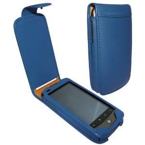   Blue Leather Case for HTC Google Nexus One: Cell Phones & Accessories