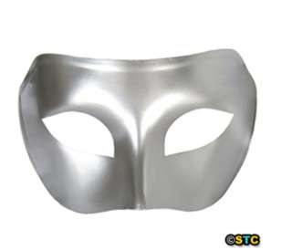 Silver Venetian Masquerade Mask ~ MARDI GRAS, WEDDING, PROM, COSTUME 