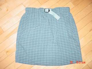 SMITH & HAWKEN 100% cotton elasticized waist skirt WM  