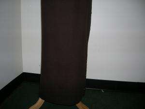 MONTANA brown long wool skirt 42/4 6 AMAZING  