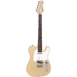  Vintage Guitars V62 Reissue Electric Guitar   Ash Blonde 