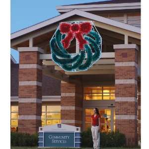  Holiday Lights Commercial Wreath: Home & Kitchen