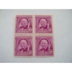  Block of $.03 Cent US Postal Stamps, William A. White 