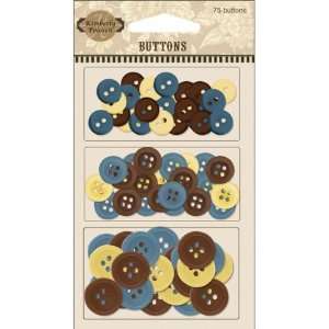  Fiskars Kimberly Poloson Old Fashioned Flowers Buttons 