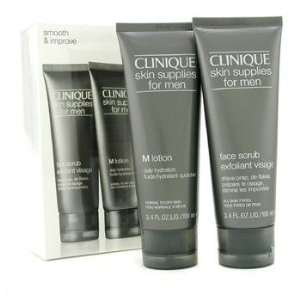 Clinique Skin Supplies For Men Smooth & Improve Set Face Scrub 100ml 