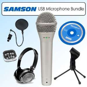  Samson Q1UCW Dynamic USB Microphone With Cakewalk Software 