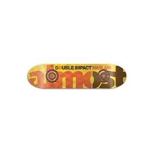 Almost Intro Double Impact   Chris Haslam Skateboard Deck   8.25 in. x 