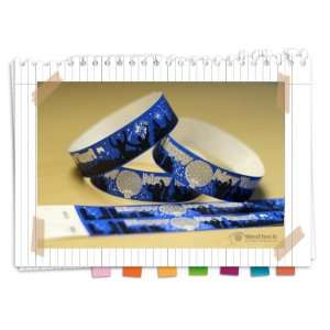  500 Tyvek New Year Pattern Wristbands for Events, Patron 