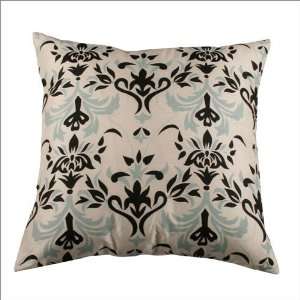  Pillow Rizzy Home T 3596 Off White, Black and Light Blue 