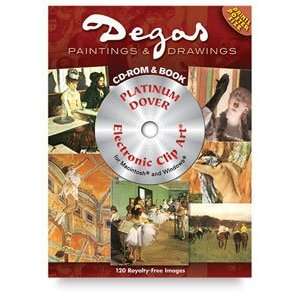  Dover Full Color Clip Art CD ROM   Degas Paintings and 