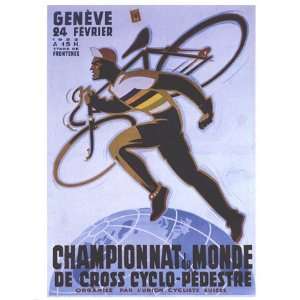  Championnat Du Monde Poster (19.00 x 24.00)