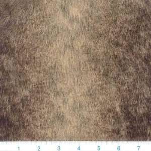   Faux Fur Fabric Sable Buff Brown By The Yard Arts, Crafts & Sewing