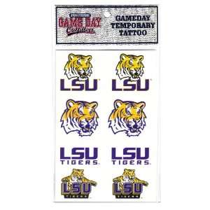 Lets Party By Jenkins Louisiana State Tigers (LSU) Temporary Tattoo 
