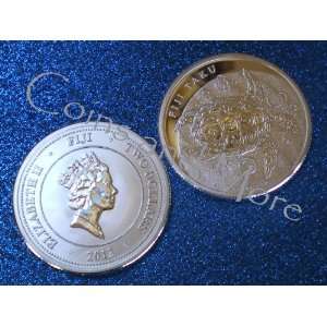 2012 Silver TAKU Turtle New Zealand Coin 1 toz .999 Silver Bullion in 